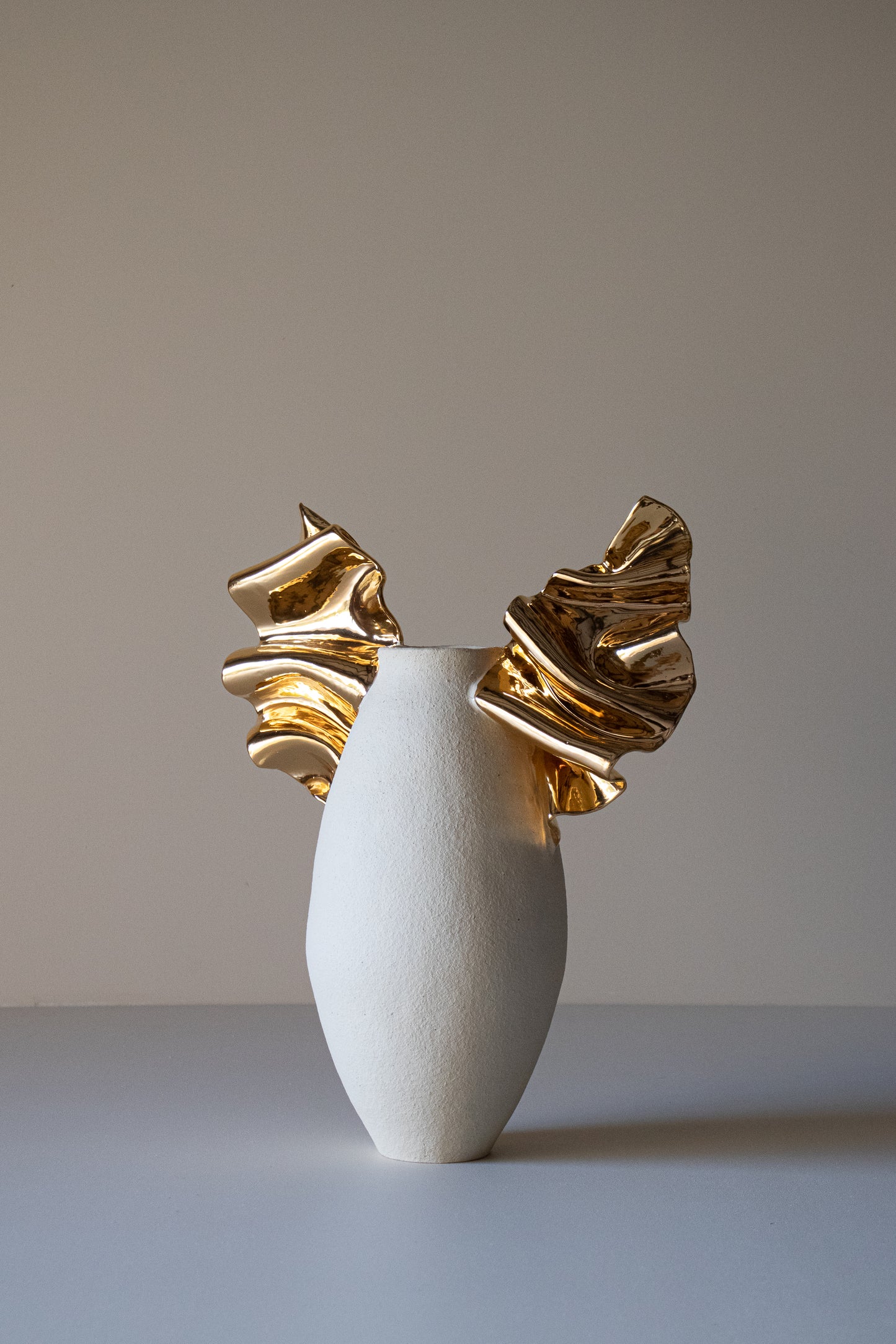 Gold Wing Vase
