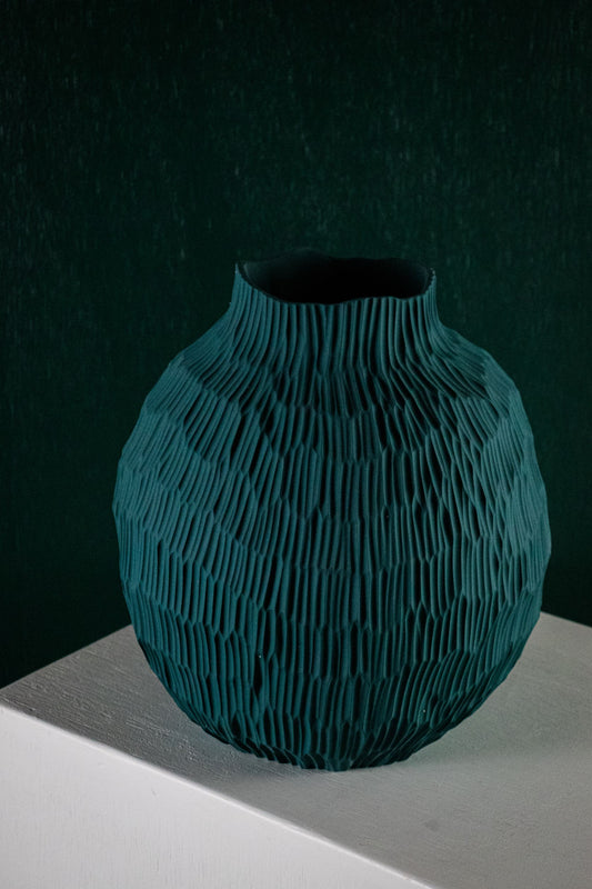 Teal Moon Vase *available for loan only