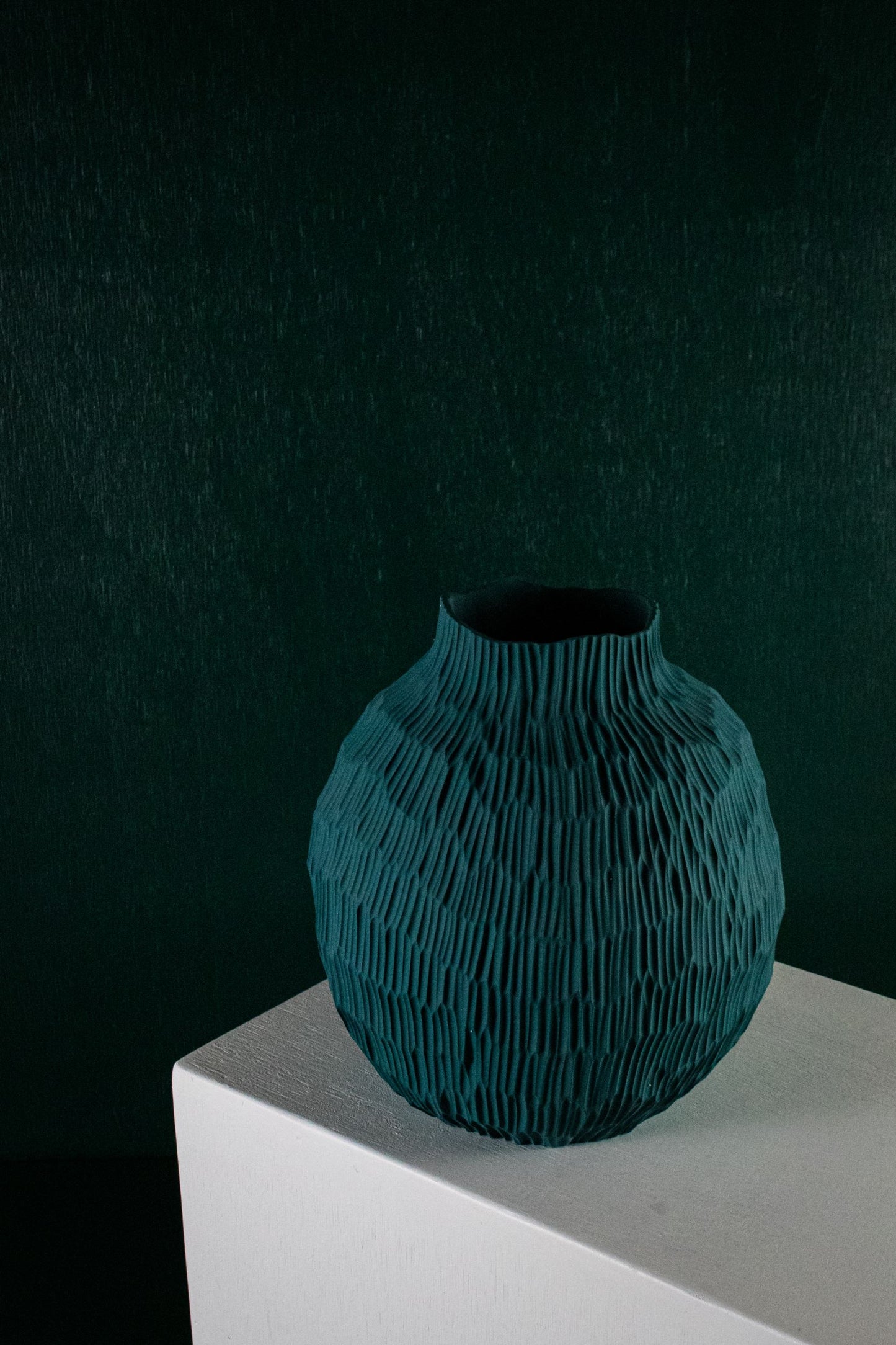Teal Moon Vase *available for loan only