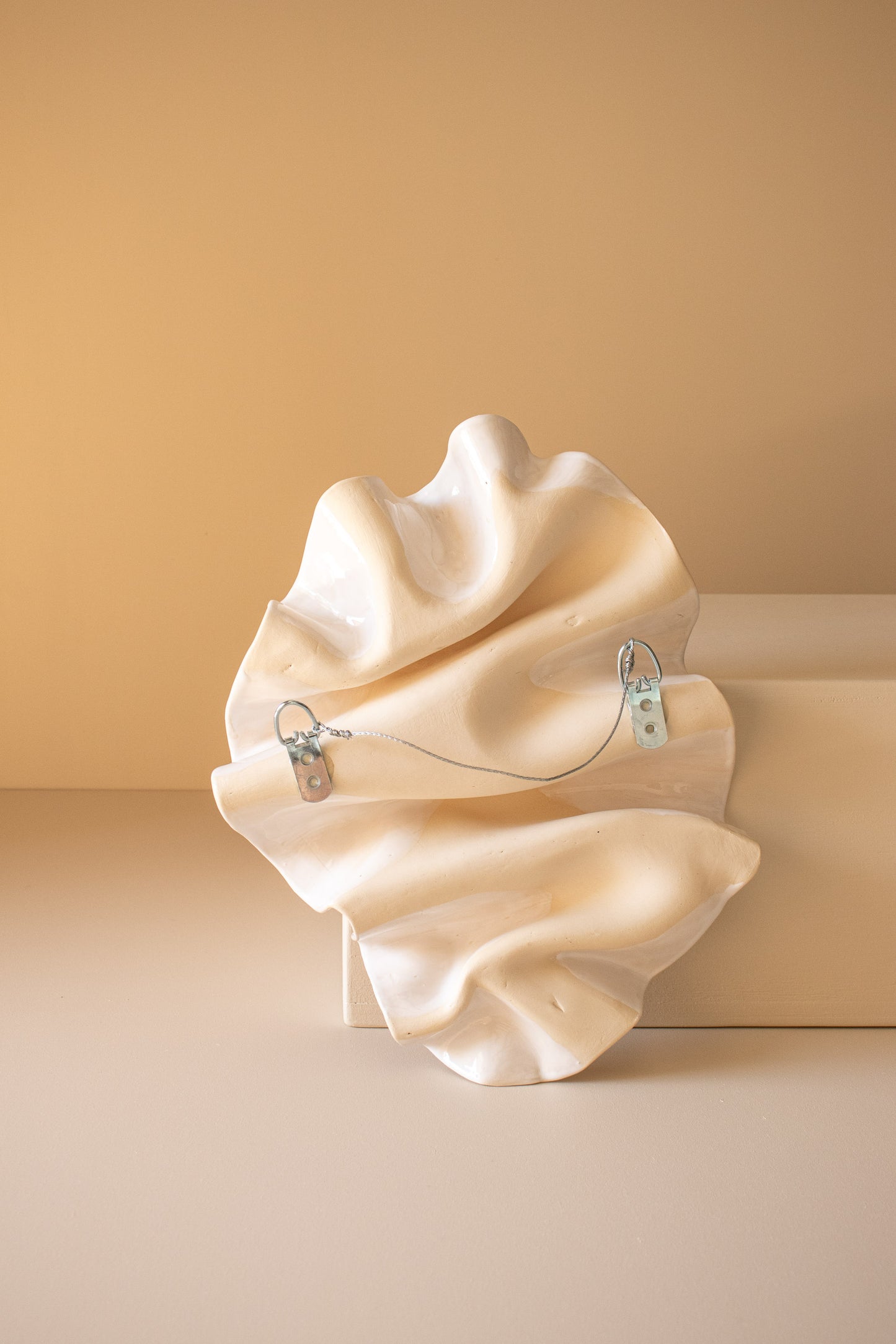 Gloss & Gold Wave Wall Sculpture