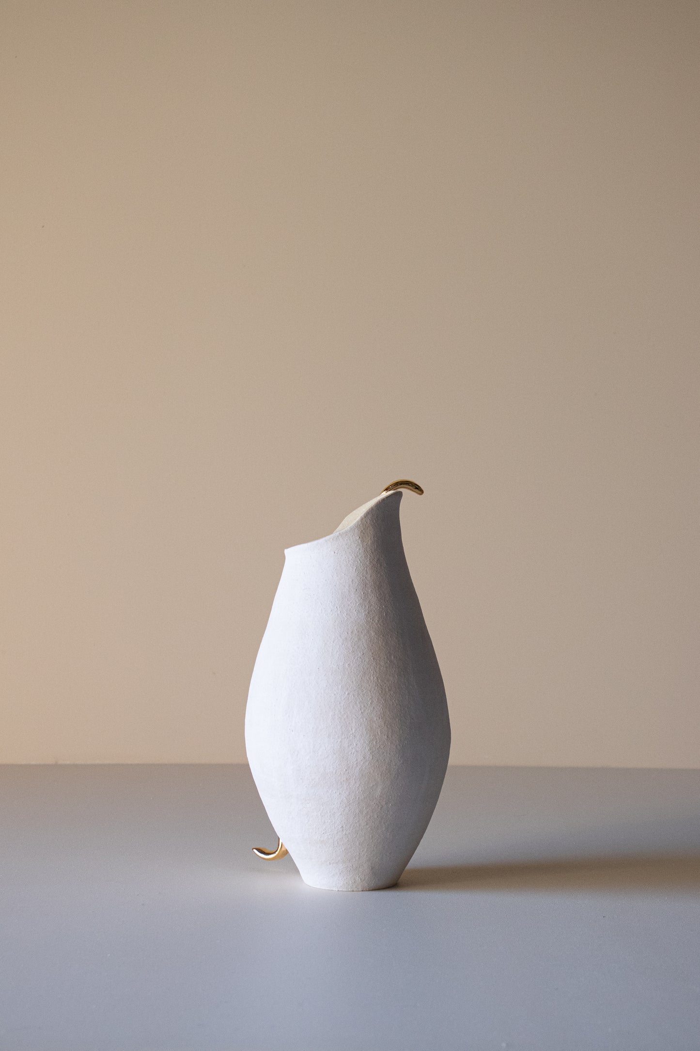 Gold Coil Vase