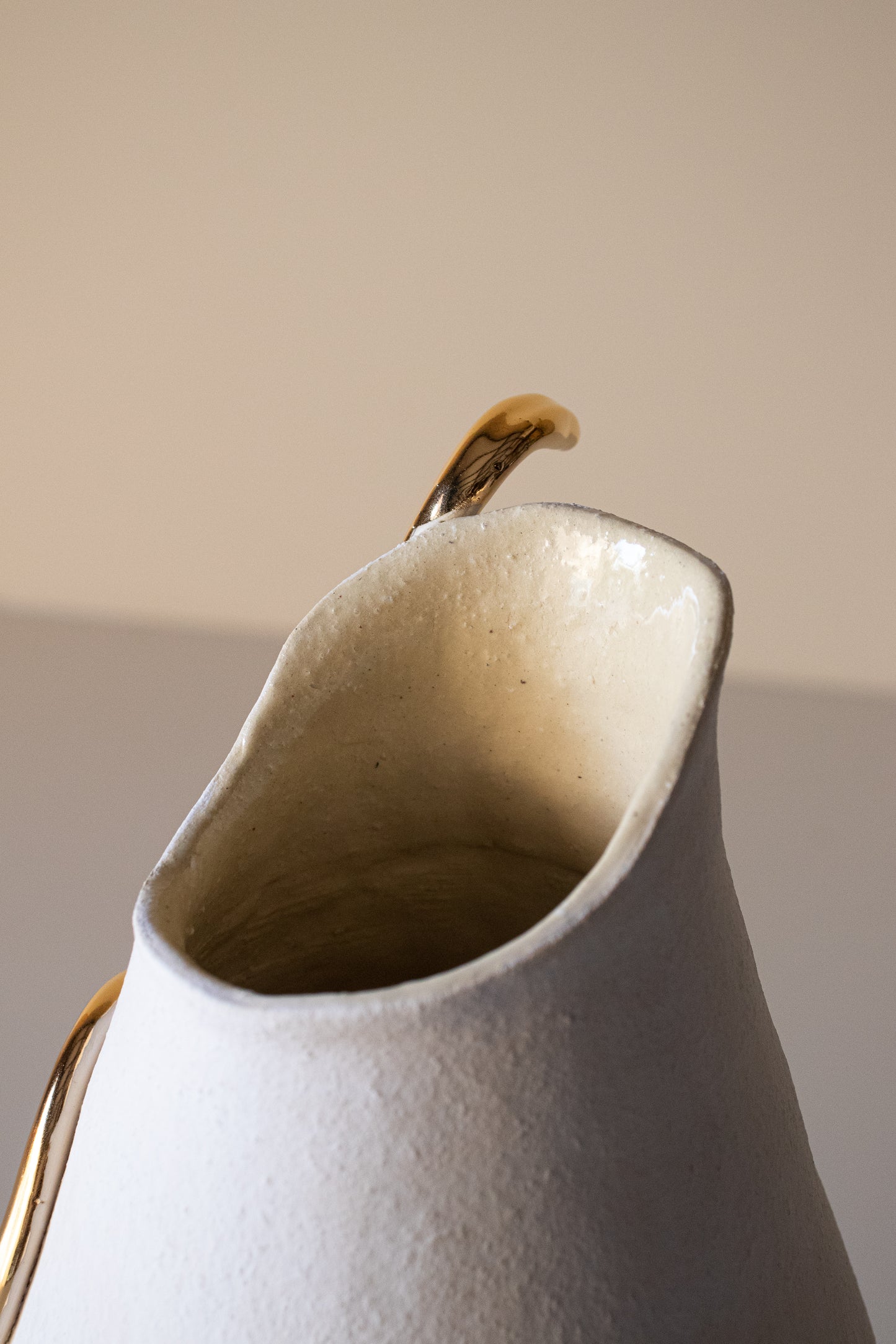 Gold Coil Vase