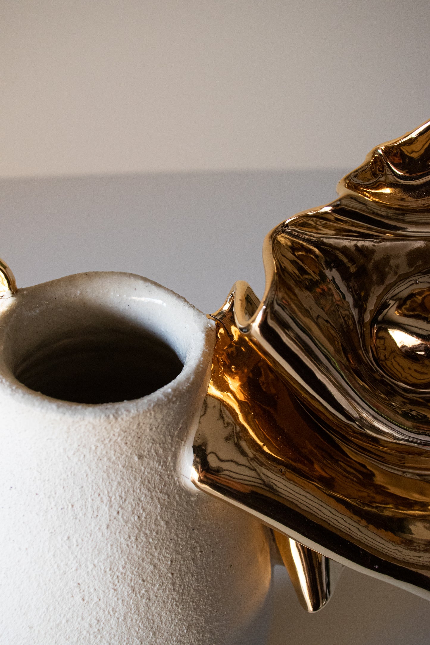 Gold Wing Vase
