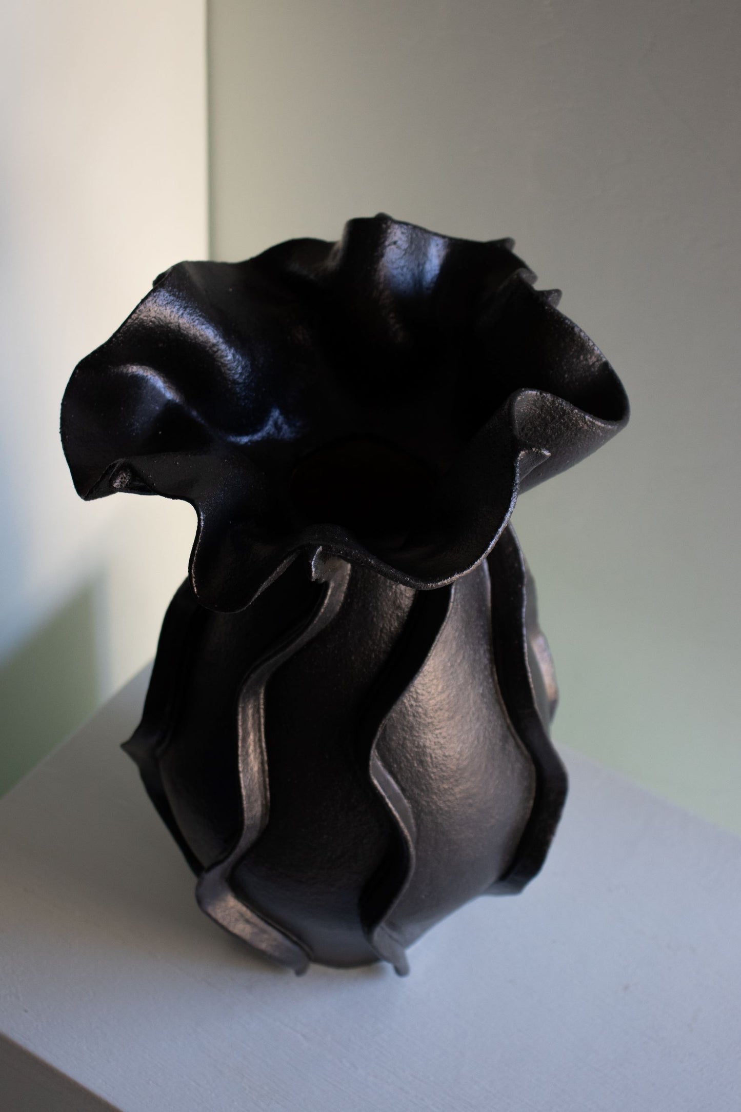Fluted Wave Vase